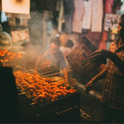 Ako vyzerá indický street food?