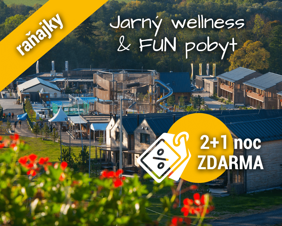Jarný wellness & FUN pobyt 2+1 noc ZDARMA