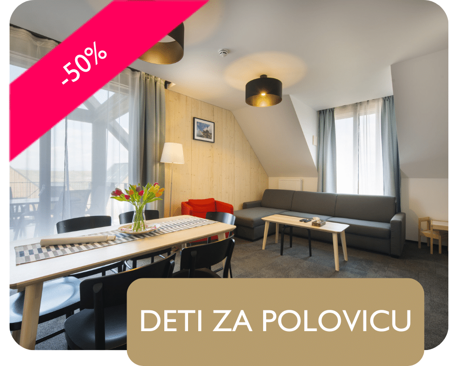 50% zľava na prístelky – pre veľké rodinné zážitky