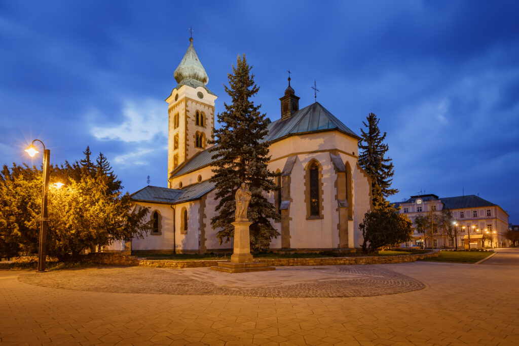 Kostol na námestí v Liptovskom Mikuláši